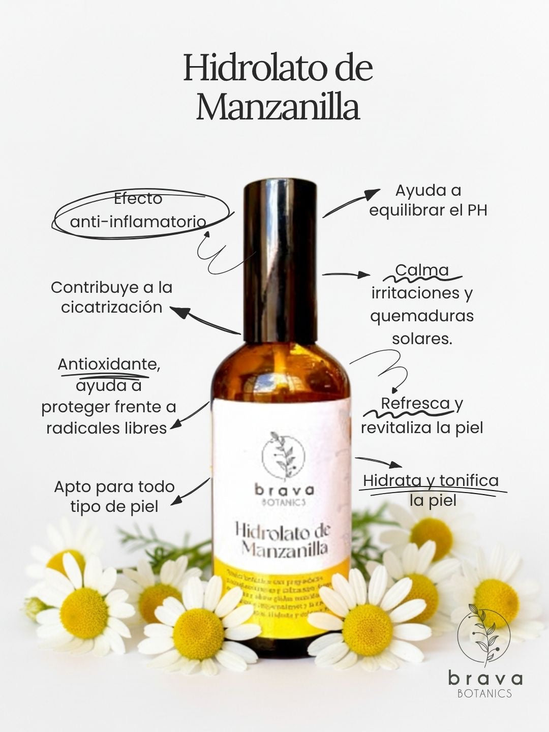 Hidrolato de Manzanilla